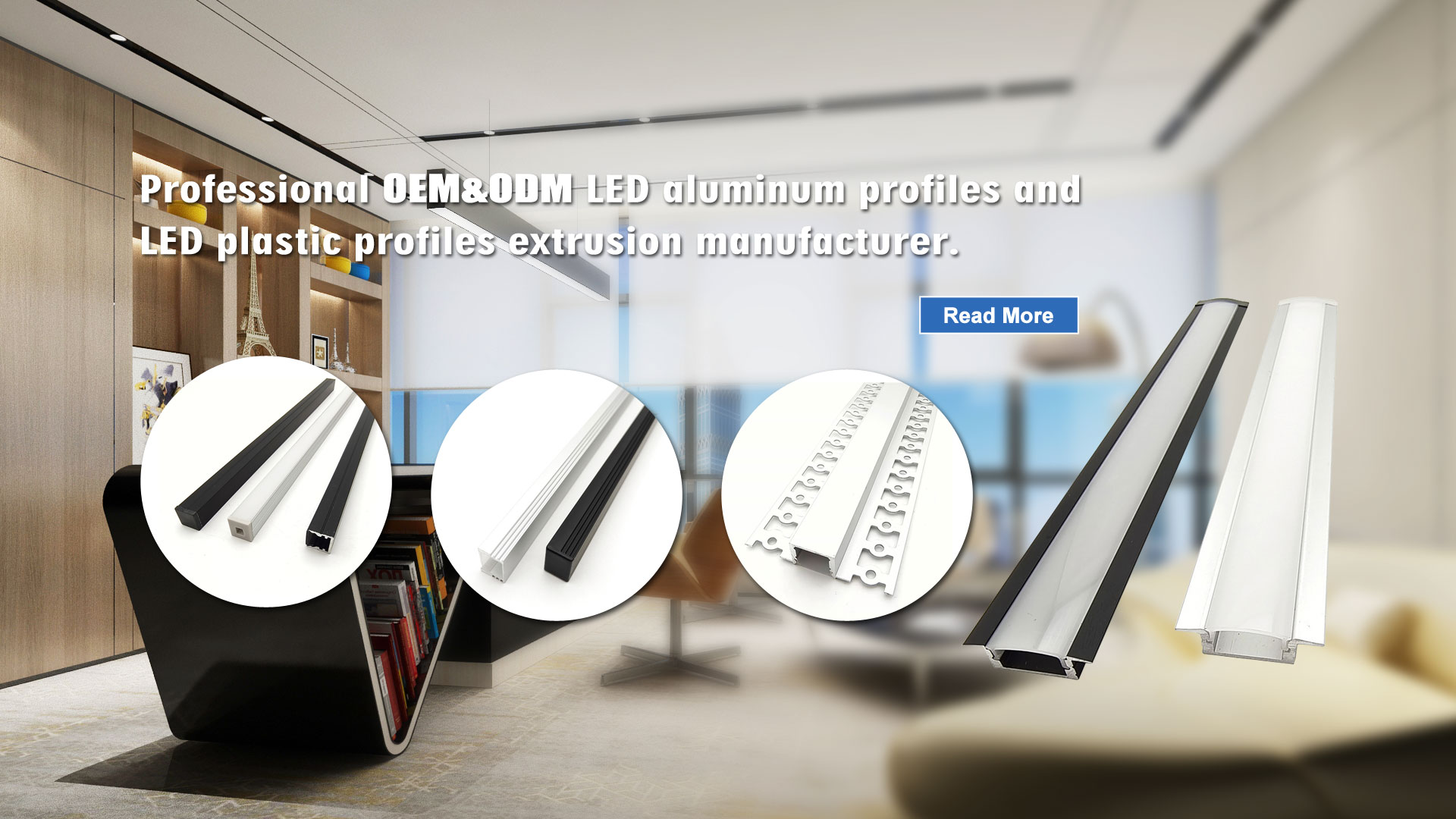16*12mm LED अॅल्युमिनियम प्रोफाइल 10mm रुंद LED स्ट्रिप्ससाठी