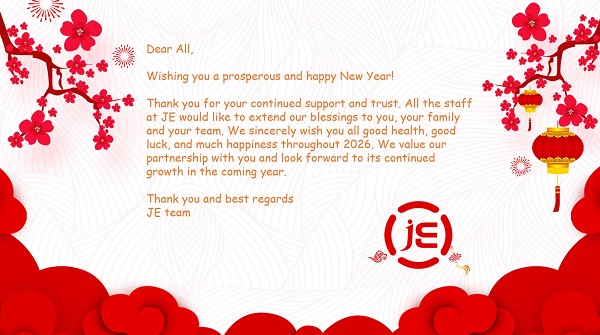 नवीन वर्षाच्या हार्दिक शुभेच्छा - JE कडून